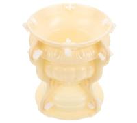 FOYTOKI Moule Rond pour Pot de Fleurs, Facile à Nettoyer, Plastique, Style Européen, pour Bricolage et Création de Pots en Béton, Adapté la Fabrication de Bonsai