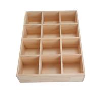 FOYTOKI Niches murales en Bois 12 Compartiments Organisateur multiusage pour bibelots et Objets décoratifs dans Cuisine et Atelier