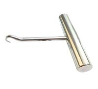 FOYTOKI Outil de Cordage Prise Confortable et pour Raquette de Tennis et Badminton en Acier Inoxydable Pointe Coudée pour Redresser Efficacement