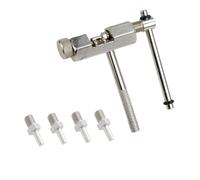 FOYTOKI Outil Démonte Chaîne Vélo Acier avec Poignée Antidérapante Outil de Réparation Vélo Léger et Portable pour Démontage et Installation Rapide de Rivets Accessoire et VTT