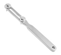 FOYTOKI Ouvre Boîtier Montre en Acier Inoxydable, Outil Réglable Argenté | Écartement Ajustable des Pinces, Rainures Antidérapantes, Fixation Stable, N’abîme Pas le Fond Style Aléatoire