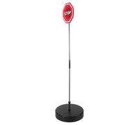 FOYTOKI Panneau D'arrêt pour Garage LED Avertissement Rapide, Design Multifonctionnel en Abs et Fibre de Verre, Alimenté par 2 Piles Boutons, pour Stationnement Sécurisé