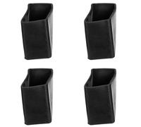 FOYTOKI Patins Escabeau Antidérapants Lot de 4 en Caoutchouc pour Pieds D’Échelle Inclinés, Accessoires Stabilisateurs pour Escaliers Pliants à Domicile