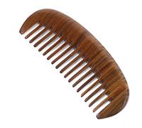 FOYTOKI Peigne à Cheveux Sculpté Forme De Lune Peigne De Massage Bois Portable Et Rétro Pour Chevelu