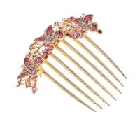 FOYTOKI Peigne à Cheveux Strass pour Mariage Accessoire Chic pour Coiffures Élégantes Barrette Latérale Légère et Filles Décoration Raffinée pour Cérémonie et Fête