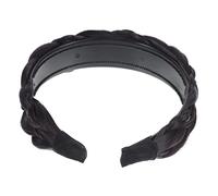 FOYTOKI Perruque Avec Bandeau Tressé -tête Cheveux Synthétiques Accessoire Pour Cheveux Pour Femmes