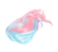 FOYTOKI Perruque Cosplay Colorée Arc-ciel Accessoire De Fête Pour Halloween Mariages Et Événements Transformez Votre Look Quelques Secondes