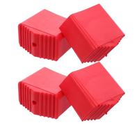 FOYTOKI Pieds D'échelle Antidérapants en Caoutchouc Rouge Lot de 4 Universelles Sécurité Renforcée pour Escabeaux et Échelles D'extension pour Travaux Électriques