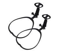 FOYTOKI Pince de suspension pour microphone 2pcs - support de micro de cou ergonomique en métal pour utilisateurs lors de spectacles en plein air