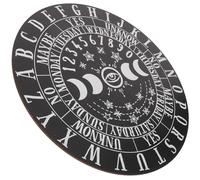 FOYTOKI Planche de Divination en Bois Foncé Sculptée Motif Mystérieux, Tactile Confortable et Facile à Transporter pour Décoration Chambre ou Bureau