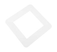 FOYTOKI Plaque d'interrupteur simple en plastique blanc - Protection murale anti-rayures - Couvercle de commutateur amovible pour intérieur - Design moderne - Durable