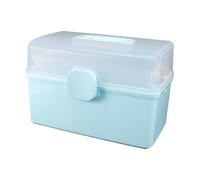 FOYTOKI Plastique Boîte à Remède Portable Bleu Poignée
