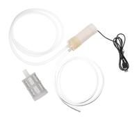 FOYTOKI Pompe à Eau Portable Mini Filtre en Acier Inoxydable et Alimentation USB pour Drainage de Terrasse et Balcon, Tuyau de Sortie 1 Mètre, Usage Extérieur Pratique