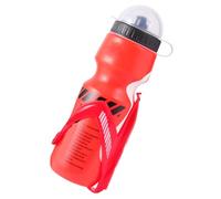 FOYTOKI Porte-bidon Léger et Résistant Rouge pour Vélo en Plastique Set Complet Bidon et Porte-Bouteille Support Facile à Installer pour Cyclisme en Extérieur