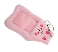 FOYTOKI Porte-Carte Peluche Chat Mignon Étui De pour Cartes Identité Accessoire Décoratif pour Chambre De Fille pour Étudiants Jeunes Fans De Chats