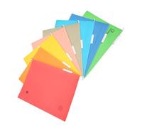 FOYTOKI Porte-dossiers Suspendus et Ouverture Large Lot de 8 en Papier Résistant Cadre Renforcé Organisateur de Documents Pratique et Solide Plusieurs styles pour Bureau Plusieurs styles
