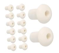 FOYTOKI Porte-mèche pour Céramique 20 Pièces Beige Lampe à Huile | Remplacement pour Mèche et Lampe à Alcool, Usage Maison ou Hôpital, Installation sans Outil