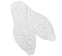 FOYTOKI Protège-semelle Antidérapant en Caoutchouc Tendon Blanc pour Baskets, 1 Paire, Restaurateur de Fonctionnalité et Prolongateur de Durée de Vie de Semelle, Adaptable et Silencieux