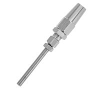 FOYTOKI Raccord de Rampe en Acier Inoxydable 316 Goujon Fileté M6 et Écrou Standard, Tendeur de Garde-Corps à Câble pour Installations de Yachts et Structures Extérieures