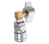 FOYTOKI Raccord Rapide en Coude Intégré pour Lance de Nettoyage de Camion, Accessoire Vanne de Sortie Air Comprimé, Connecteur Haute Pression, Outil Pneumatique pour Dépoussiérage