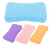 FOYTOKI Râpe à Pieds Multi-Usages 4pcs en Pierre Volcanique Exfoliante pour Soins des Pieds à Domicile Éliminant Callosités et Peaux Mortes