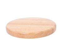FOYTOKI Remplacement du Dessus de Tabouret Rond en Bois Marron, Design Épaissi et Polyvalent pour Tabourets de Restaurant, Cantine Maison