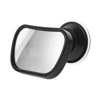 FOYTOKI Rétroviseur Arrière pour Bébé Fixation Facile en Pe Noir, Accessoire Intérieur de Voiture pour Surveiller Bébé Pendant la Conduite