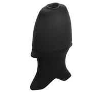 FOYTOKI Roller de Massage Visage en Silicone Noir pour Cryothérapie, Fatigue et Massage des Yeux Fatigués, Outil de Soin Portable