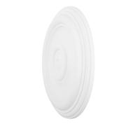 FOYTOKI Rosace de Plafond en Polyuréthane Résistante Ø 40 Cm, Médaillon Décoratif Traditionnel pour Luminaire Plafonnier, Auvent de Plafond pour Éclairage Intérieur Salon, Pièce Suspendue