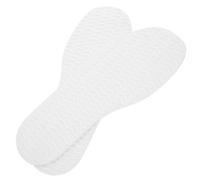 FOYTOKI Semelles Antidérapantes en Caoutchouc Blanc, Semelles de Réparation Silencieuses et Ajustables, 1 Paire pour Chaussures et Bottes, Coussinets de Remplacement Polyvalents