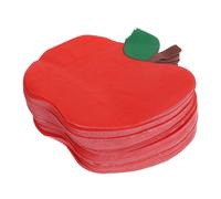 FOYTOKI Serviettes Pour Enseignants, 100 Pièces, Pour La Rentrée Scolaire : Serviettes En Forme De Pomme Rouge - Fournitures De Rentrée Scolaire - Mouchoirs En Papier Jetables -
