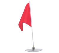 FOYTOKI Set Drapeau de Golf Petit Format Acier Inoxydable avec Tasse Trou Kit Pratique pour Entraînement Golf Intérieur et Extérieur