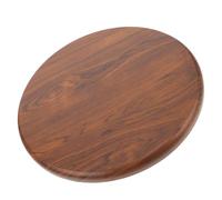 FOYTOKI Siège de Tabouret Rond en Bois Massif Marron Surface Lisse et Confortable pour Remplacement ou Usage la Maison, Design Élégant et Fonctionnel