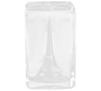 FOYTOKI Statue Souvenir de Maquette de la Tour Eiffel en Cristal de Roche, 1 pièce, décoration de Chambre, Design Artistique Simple, pour Bureau et Voyage