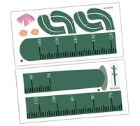 FOYTOKI Sticker Toise Murale Garçon Fille Cactus Autocollant Mural Mesure Hauteur Décor Chambre Garçon Fille Garçon Fille Amovible pour Croissance