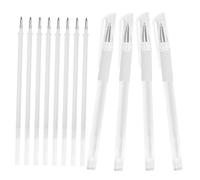 FOYTOKI Stylo Longue Durée de Positionnement des Sourcils Blanc Étanche en Plastique pour Maquillage Professionnel et Chirurgie pour Salon Professionnel