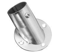 FOYTOKI Support Angle pour Tringle De Douche Acier Inoxydable Support Mural Triangulaire Réglable pour Porte-Serviettes Et Tringle De Placard Élévateur Robuste pour Salle De Bain