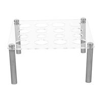 FOYTOKI Support de Moule D'échecs en Acrylique Carré Multiples Ouvertures, Usage Polyvalent pour DIY, Design Moderne Minimaliste, Rangement Pratique pour Pièces D'échecs