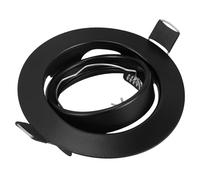 FOYTOKI Support de Projecteur Encastré LED Cadre de Montage Noir 802 Arc Bague de Fixation pour Douille Accessoire pour Spot Plafond Compatible la Cuisine et Salon Installation