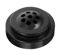 FOYTOKI Support Drapeau Base de Mât de Drapeau Ronde à 8 Trous en Plastique Portable Noir Extérieur pour Bureau et Salle de Conférence
