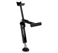 FOYTOKI Support Élévateur de Roue de Moto Pliable en Métal Noir pour Entretien et Réparation Béquille Stable et Arrière