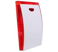 FOYTOKI Système D'alarme Extérieur Sirène D'avertissement Sonore et Lumineux, Plastique Étanche Ip54, Haute Visibilité pour Surveillance en Extérieur