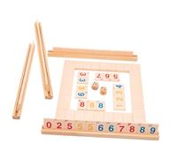 FOYTOKI Table de Jeu en Bois pour Adultes et Familles Jeux de Dés Shut The Box 4 Joueurs Jeu de Société Activités de Fête Jeux de Mathématiques 1 Ensemble