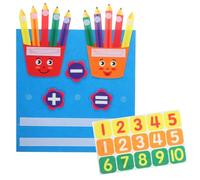 FOYTOKI Tableau Mathématique Garçon Fille Jeu Éducatif Addition Soustraction Numérique Développement Cognitif