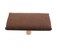 FOYTOKI Tabouret D’Équilibre en Bois avec Coussin Moelleux Chaise Ergonomique pour Contemplation et Prière Banc Portable Pied Taille Moyenne Café Adapté aux Personnes de Plus de 150