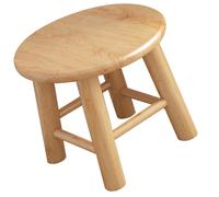 FOYTOKI Tabouret en Bois Massif Marchepied Stable et Facile à Déplacer Couleur Kaki pour Garçon et Filles et Personnes Âgées Petit Tabouret Maison Pique-