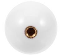 FOYTOKI Tête de Joystick 35Mm en Plastique Blanc Boule de Rechange pour Kit de Jeu d'Arcade Pièces Détachées pour Bornes d'Arcade et Simulateurs de Jeux