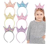 FOYTOKI -têtes Couronne Pour Filles Lot De 12 Bandeaux Princesse Bandeaux Pour Garçons Et Filles Couvre-chefs Tendance Décorations De Fête D'anniversaire