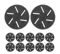 FOYTOKI Têtes de ponçage rondes pour râpe pied électrique, lot de 20 disques abrasifs en ABS, outil de soin des pieds adapté bureau et usage domestique