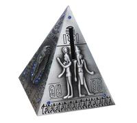 FOYTOKI Tirelire Modèle Métallique Décoratif Rétro en Forme de Monument Simulé pour Monnaie Ornement Maison et Bureau Objet Décoration Créatif Ambiance Chaleureuse